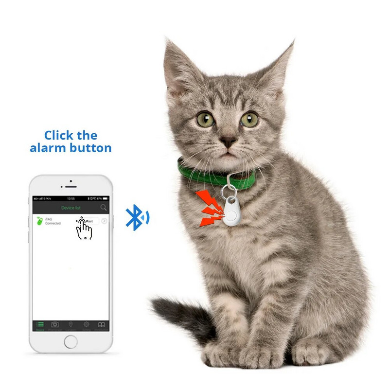 KERUI Mini Fashion Smart Bluetooth 4.0 GPS Tracker Spriječi gubitak Protuprovalni alarm Auto Pronađi lokaciju Pozicioner za kovčeg Dječji novčanik