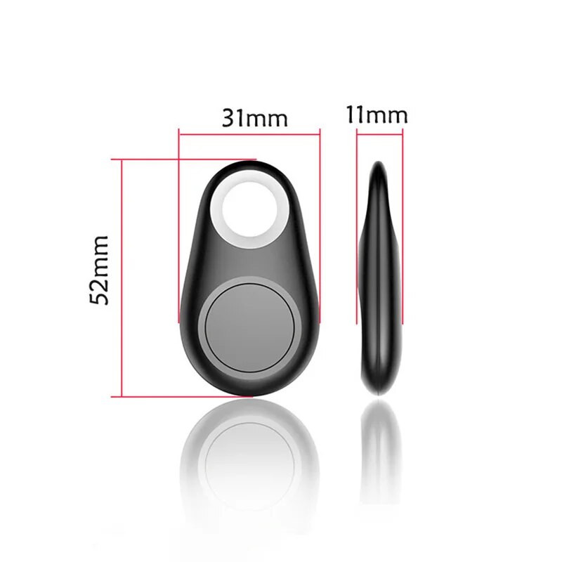 KERUI Mini Fashion Smart Bluetooth 4.0 GPS Tracker Spriječi gubitak Protuprovalni alarm Auto Pronađi lokaciju Pozicioner za kovčeg Dječji novčanik