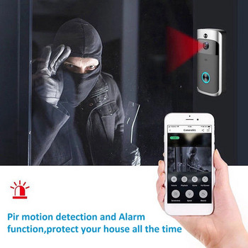 Νέα Smart Doorbell Camera Wifi Ασύρματη κλήση ενδοεπικοινωνίας Video-Eye for Apartments Κουδούνι πόρτας για τηλέφωνο Κάμερες ασφαλείας σπιτιού