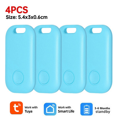 Μίνι ανιχνευτής GPS για κατσικίσιο σκυλί, κατοικίδια, εύρεση κλειδιού Bluetooth 5.0 APP Wireless Anti-lost Child Child Child Finder Wallet Finder για AirTag