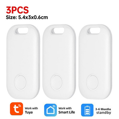 Μίνι ανιχνευτής GPS για κατσικίσιο σκυλί, κατοικίδια, εύρεση κλειδιού Bluetooth 5.0 APP Wireless Anti-lost Child Child Child Finder Wallet Finder για AirTag