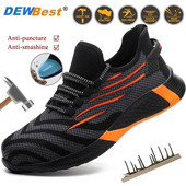 Ανδρικά ανθεκτικά στη διάτρηση Υψηλής ποιότητας ελαφριές μπότες ασφαλείας Παπούτσια εργασίας ασφαλείας Κατασκευή Ανδρικά παπούτσια εξωτερικού χώρου από ατσάλι