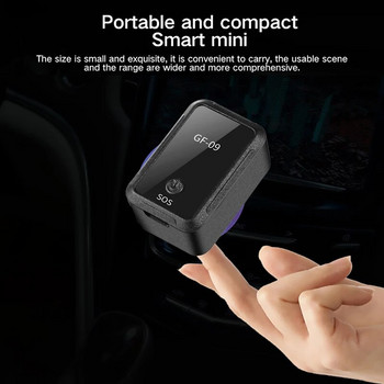 Car Mini GPS Tracker GF-09 Tracking Real time Prevention Loss Positioning SIM Ισχυρό μαγνητικό κάθισμα φορητό