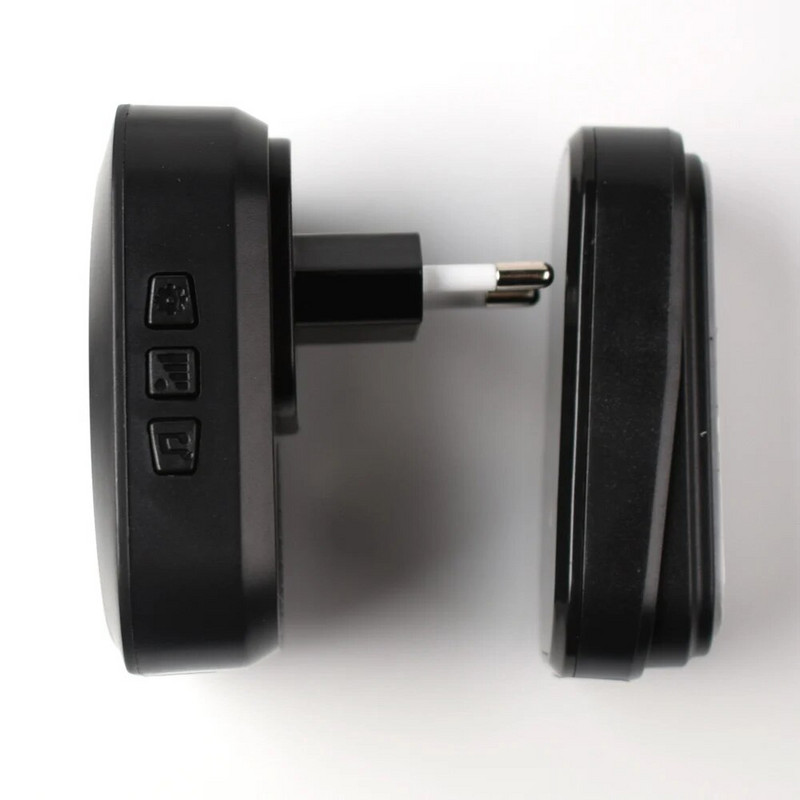 Αυτοτροφοδοτούμενο ασύρματο κουδούνι πόρτας με ένδειξη χρόνου Τηλεχειριστήριο ασύρματο κουδούνι πόρτας AC 100V-240V για γραφείο στο σπίτι του ξενοδοχείου