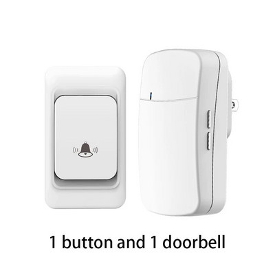 Ασύρματο κουδούνι πόρτας Δεν απαιτείται μπαταρία Αδιάβροχα αυτοτροφοδοτούμενα σετ κουδουνιών πόρτας Home Outdoor Kinetic Ring Chime Doorbell