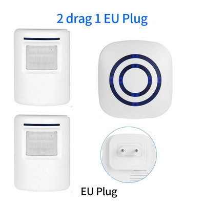 Jaotatud tüüpi infrapunaandur juhtmevaba uksekella liikumisandur häiresüsteem kaubanduslik tervituskell 110-240V 38 tooni vastuvõtja Uus