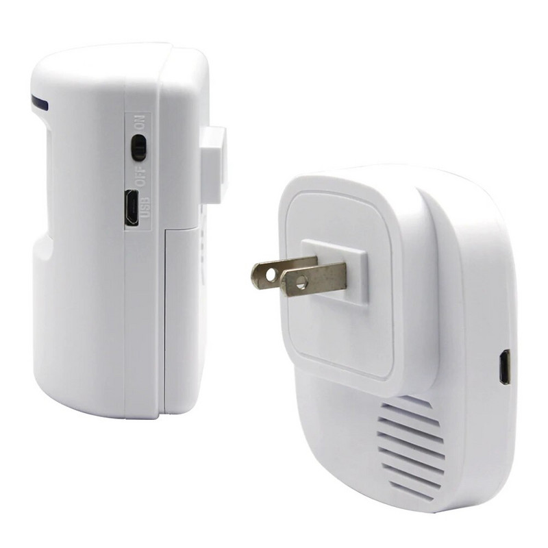 Jaotatud tüüpi infrapunaandur juhtmevaba uksekella liikumisandur häiresüsteem kaubanduslik tervituskell 110-240V 38 tooni vastuvõtja Uus