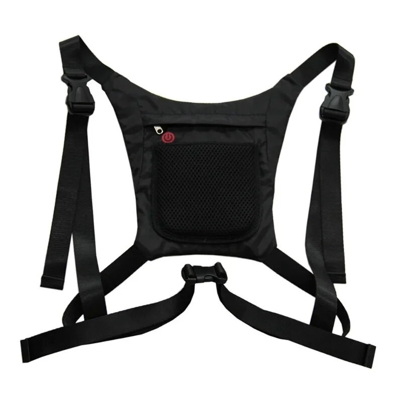 LED σακίδιο πλάτης με φλας ποδηλάτου, γιλέκο LED φλας ποδηλάτου, επαναφορτιζόμενο ανακλαστικό σακίδιο με ένδειξη κατεύθυνσης