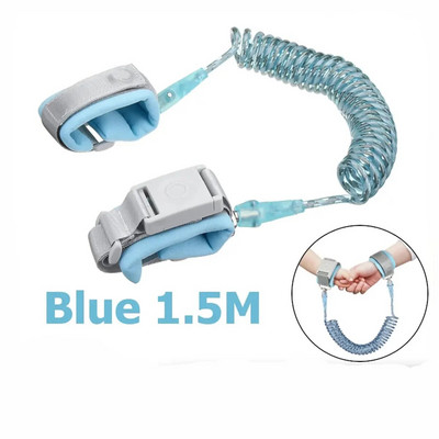 Vaiko apsauga nuo riešo 1,5 / 2 / 2,5 M diržo virvė mažylio pavadėlis magnetinis saugus lauke vaikščiojantis rankinis diržas, apsaugantis nuo pametimo