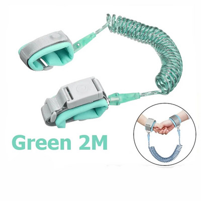 Vaiko apsauga nuo riešo 1,5 / 2 / 2,5 M diržo virvė mažylio pavadėlis magnetinis saugus lauke vaikščiojantis rankinis diržas, apsaugantis nuo pametimo