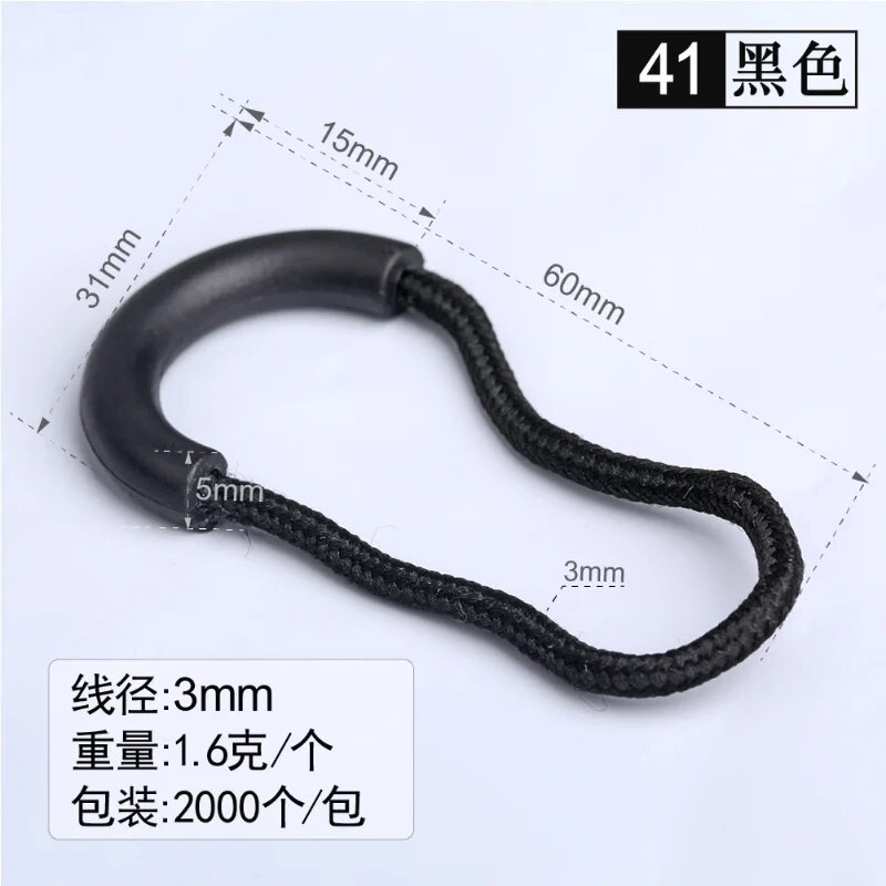 10 värvi 10tk/komplekt plastikust tõmblukk tõmbab nöörist tõmblukk tõmbeklamber Kvaliteetne asendusotsad Lukk riided seljakott pagasi juurdepääs