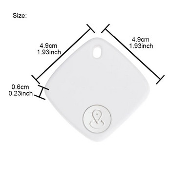Wireless Locator Συμβατός για Apple Find My Smart Tracker Anti-lost Device Mini Finder Positioning for Wallet Pet Kids