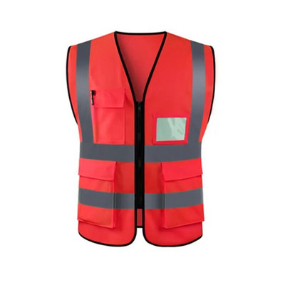 Suure nähtavusega helkurvest Tööriided Mootorrattasõit Sport Välistingimustes Helkurriietus Helkurjakk