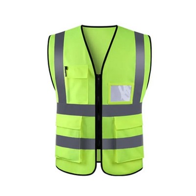 Suure nähtavusega helkurvest Tööriided Mootorrattasõit Sport Välistingimustes Helkurriietus Helkurjakk