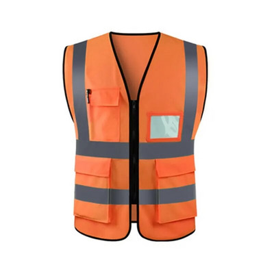 Suure nähtavusega helkurvest Tööriided Mootorrattasõit Sport Välistingimustes Helkurriietus Helkurjakk