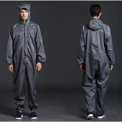 Unisex kombinesoonid hingavad tolmukindlad ohutusriided töö värvimine riided sanitaarkaitse Jumpsuit Hazmat lukuga ülikond