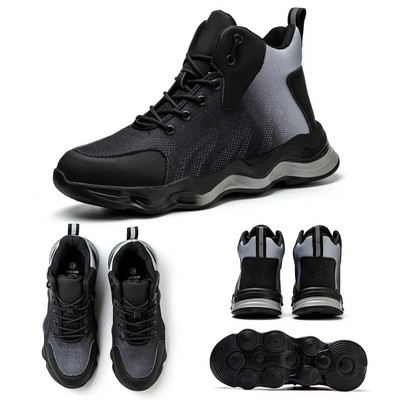 Άφθαρτα Ανδρικά Παπούτσια Ασφαλείας Παπούτσια Εργασίας Αντισπασμωδικά Βιομηχανικά Παπούτσια Ανδρικά Παπούτσια κατά της διάτρησης