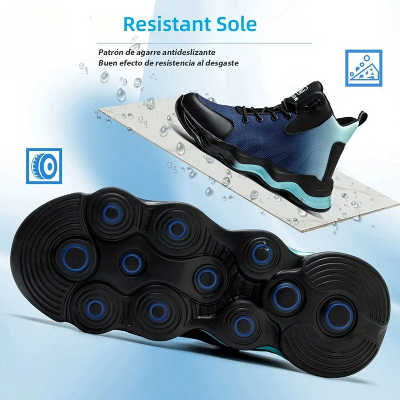 Άφθαρτα Ανδρικά Παπούτσια Ασφαλείας Παπούτσια Εργασίας Αντισπασμωδικά Βιομηχανικά Παπούτσια Ανδρικά Παπούτσια κατά της διάτρησης