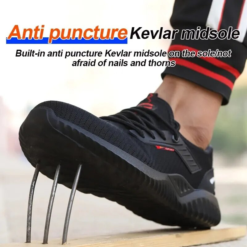 Mood Spordijalatsid Töösaapad Torkekindlad turvajalatsid Meeste terasest varbajalatsid Turvajalatsid Kaitsekingad hävimatud