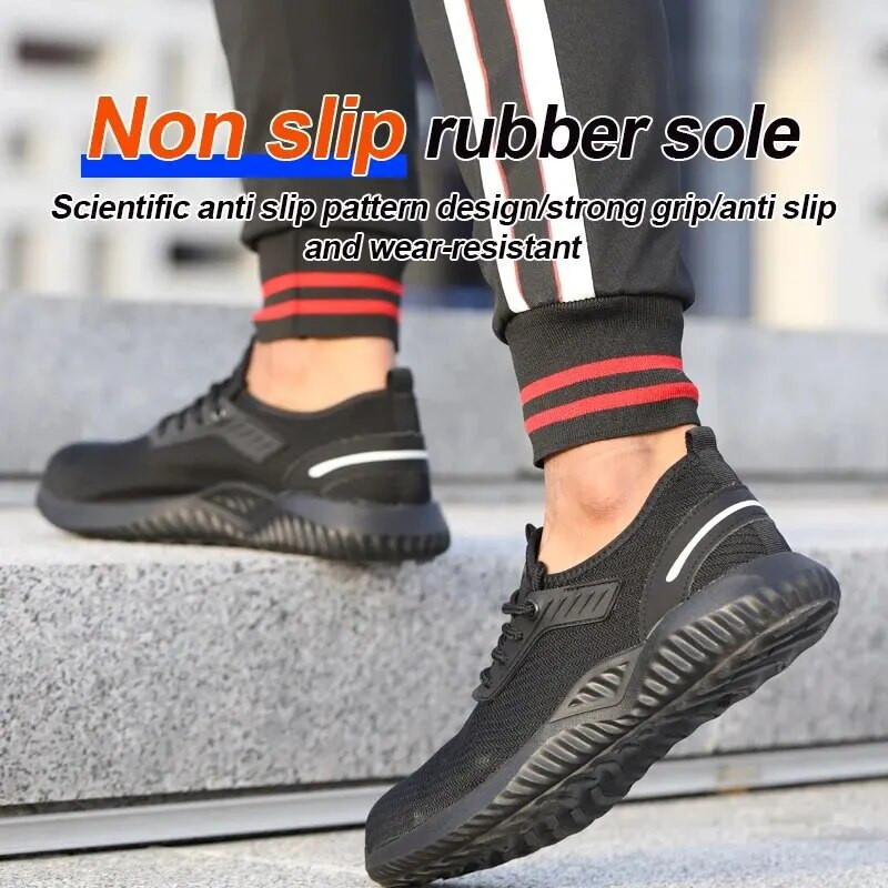 Mood Spordijalatsid Töösaapad Torkekindlad turvajalatsid Meeste terasest varbajalatsid Turvajalatsid Kaitsekingad hävimatud