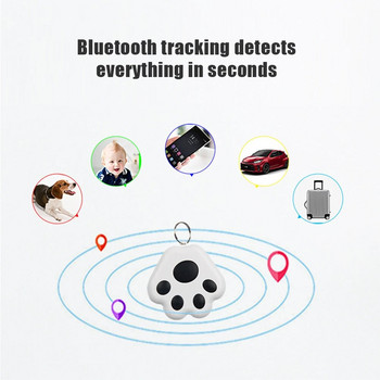 Μίνι ασύρματο Bluetooth Pet GPS Tracker Κρυφό Smart Anti Lost Tracking Device for Dogs Cats Locator Αξεσουάρ κολάρου κατοικίδιων