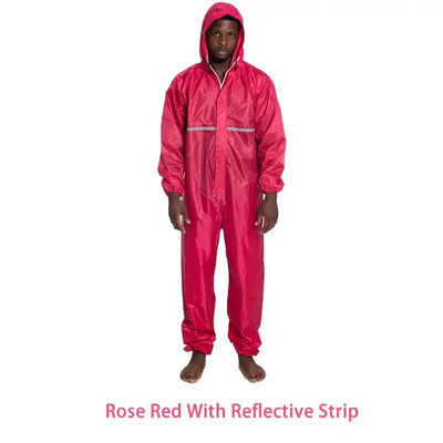 Αδιάβροχη μονοκόμματη φόρμα με φόρμα εργασίας ασφαλείας ανθεκτική στο λάδι της κουκούλας For Sparying Painting Factory Clothes