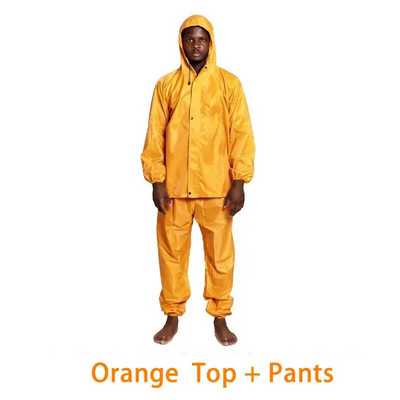 Αδιάβροχη μονοκόμματη φόρμα με φόρμα εργασίας ασφαλείας ανθεκτική στο λάδι της κουκούλας For Sparying Painting Factory Clothes