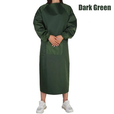 Vandeniui atsparus aliejui atsparus pilnai dengiantis prijuostės kostiumas Mėsininkui Fisher Unisex Darbo sauga Daugkartinio naudojimo prijuostės kombinezonas Virtuvės namas švarus