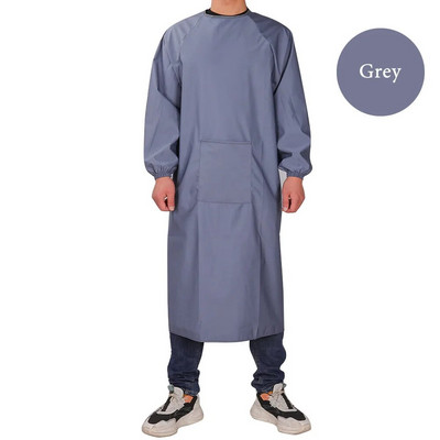 Vandeniui atsparus aliejui atsparus pilnai dengiantis prijuostės kostiumas Mėsininkui Fisher Unisex Darbo sauga Daugkartinio naudojimo prijuostės kombinezonas Virtuvės namas švarus