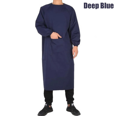 Vandeniui atsparus aliejui atsparus pilnai dengiantis prijuostės kostiumas Mėsininkui Fisher Unisex Darbo sauga Daugkartinio naudojimo prijuostės kombinezonas Virtuvės namas švarus