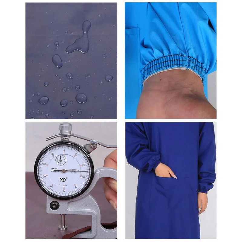 Vandeniui atsparus aliejui atsparus pilnai dengiantis prijuostės kostiumas Mėsininkui Fisher Unisex Darbo sauga Daugkartinio naudojimo prijuostės kombinezonas Virtuvės namas švarus