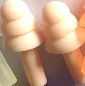 6 párov komfortných silikónových štuple do uší v krabici, tlmenie hluku, mäkké silikónové štuple do uší, ochranné na spanie