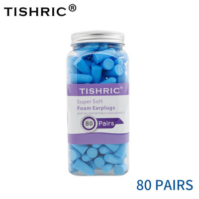 10/60/120/160 tk TISHRIC kõrvatropid magamiskõrvatropid PU käsnkõrvatropi müra vähendamise määr 35,5 db müravastane une kõrvatropp