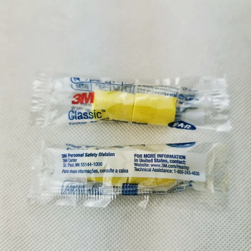  3M 312-1201 Тапа за уши за еднократна употреба Пяна за намаляване на шума Безплатна доставка