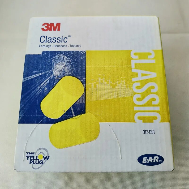  3M 312-1201 Тапа за уши за еднократна употреба Пяна за намаляване на шума Безплатна доставка