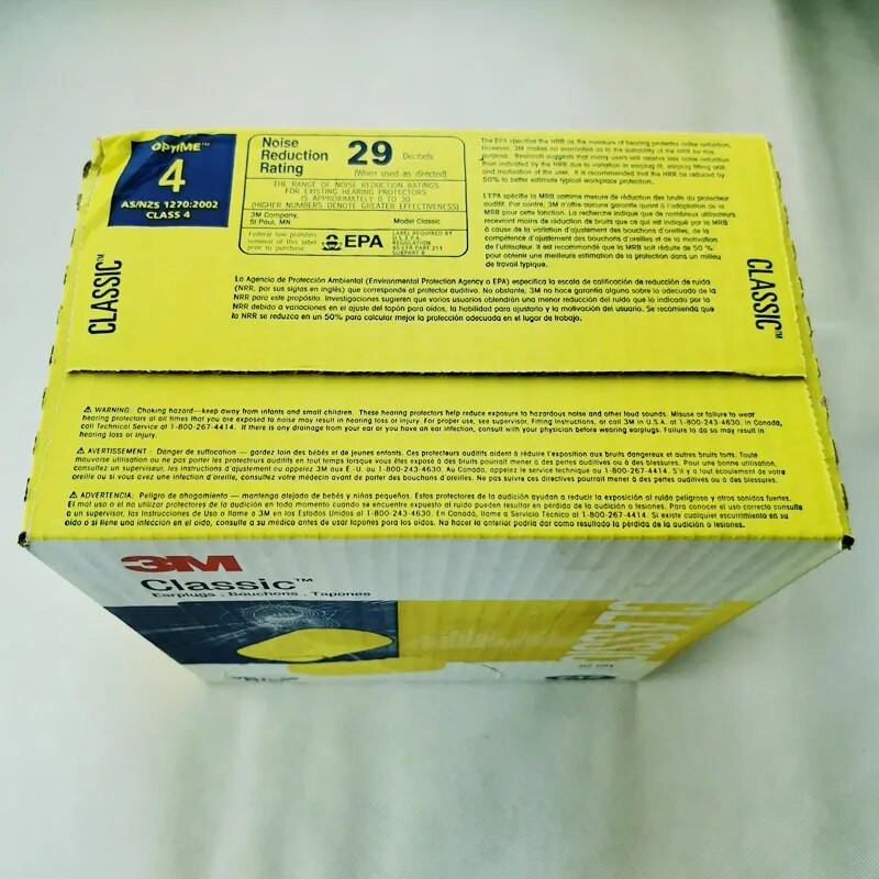  3M 312-1201 Тапа за уши за еднократна употреба Пяна за намаляване на шума Безплатна доставка