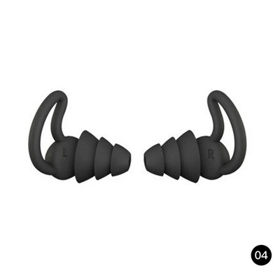 Επαναχρησιμοποιήσιμες ωτοασπίδες ακύρωσης θορύβου Ασφαλείς ωτοασπίδες σιλικόνης κατά του θορύβου για σκοποβολή σε ταξίδια ύπνου