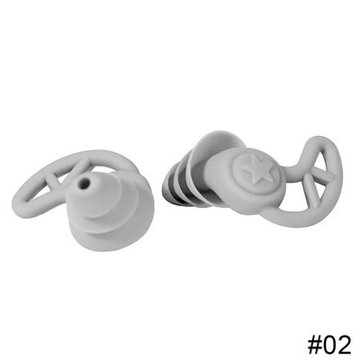 Επαναχρησιμοποιήσιμες ωτοασπίδες ακύρωσης θορύβου Ασφαλείς ωτοασπίδες σιλικόνης κατά του θορύβου για σκοποβολή σε ταξίδια ύπνου