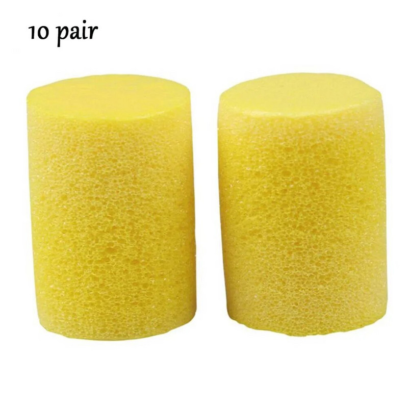 20 TK korduvkasutatav käsn Helikindlad kõrvatropid Mürablokeerija/Filtriga kõrvatropid Kõrvaklapid Magamisreisi tööohutus Kõrvakaitsed