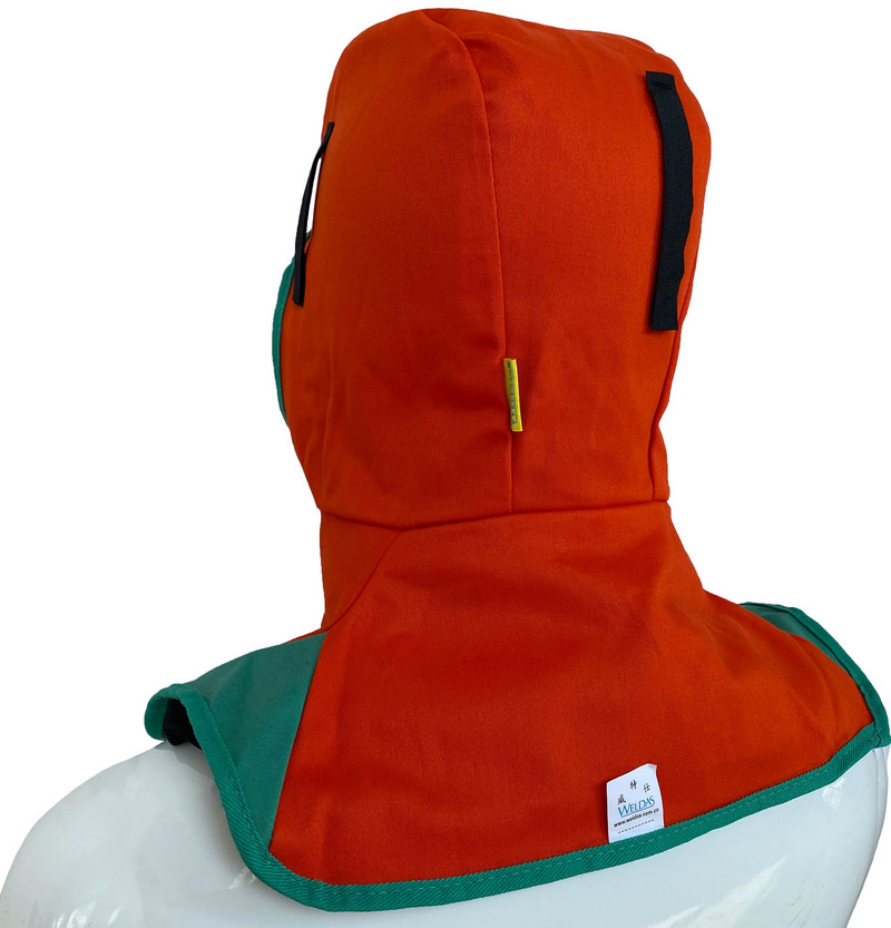 Keevituskork Keevitaja kapuuts Keevituskiiver EN11611 Tulekahju aeglustav oranž sädemekindel kaarekaitse Sall FR puuvillane keevitusmütsid