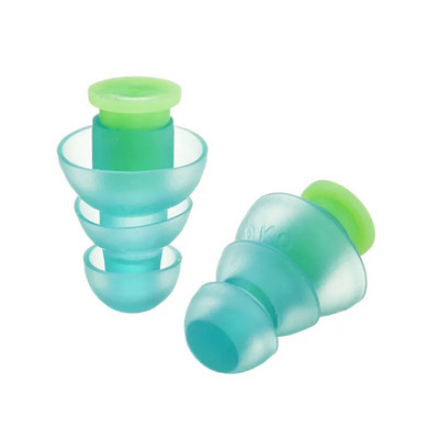 1 paar silikoonist mürasummutavat kuulmiskaitse kõrvatropid kontsertidele Muusik Mootorrattad Korduvkasutatavad silikoonist kõrvatropid