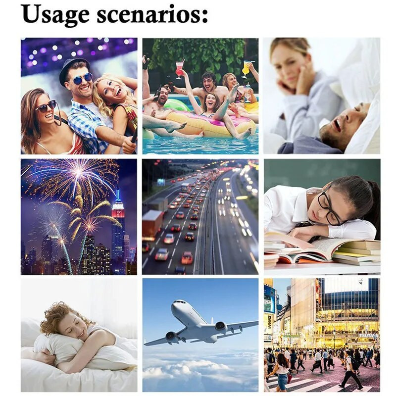 1 paar silikoonist mürasummutavat kuulmiskaitse kõrvatropid kontsertidele Muusik Mootorrattad Korduvkasutatavad silikoonist kõrvatropid