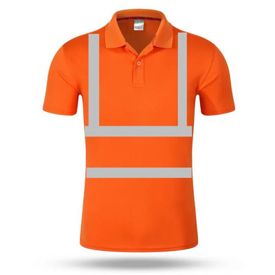 hi viz Ohutuse töö polosärk Hea nähtavusega peegeldav polosärk Meeste kiiresti kuivavad ehitussärgid