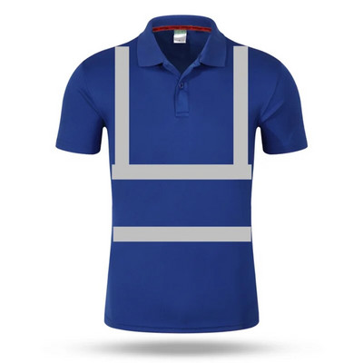 hi viz Ohutuse töö polosärk Hea nähtavusega peegeldav polosärk Meeste kiiresti kuivavad ehitussärgid