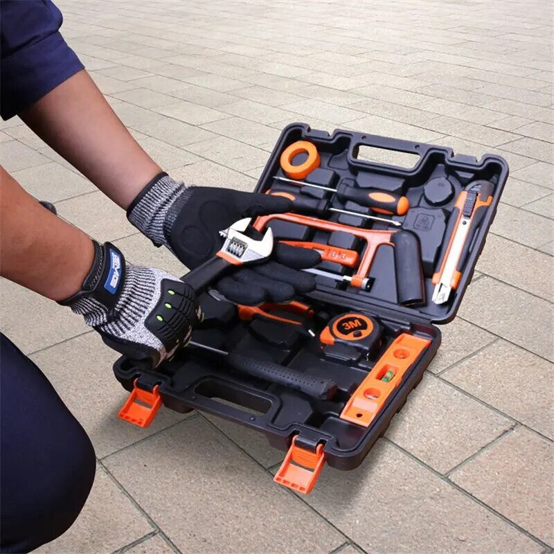 Pjovimui atsparios pirštinės Anti-Smact Vibration Alyva GMG TPR saugos darbo pirštinės nuo pjovimo smūgio sugeriančios mechanikos smūgio