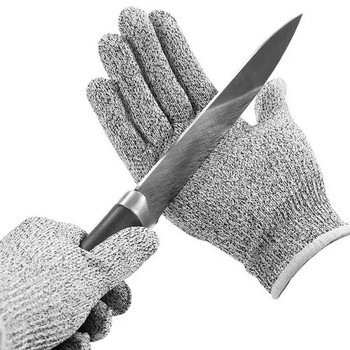 Γάντι προστασίας προστασίας κατά των μαχαιριών με γάντια εργασίας ασφαλείας ανθεκτικά στην επένδυση HPPE