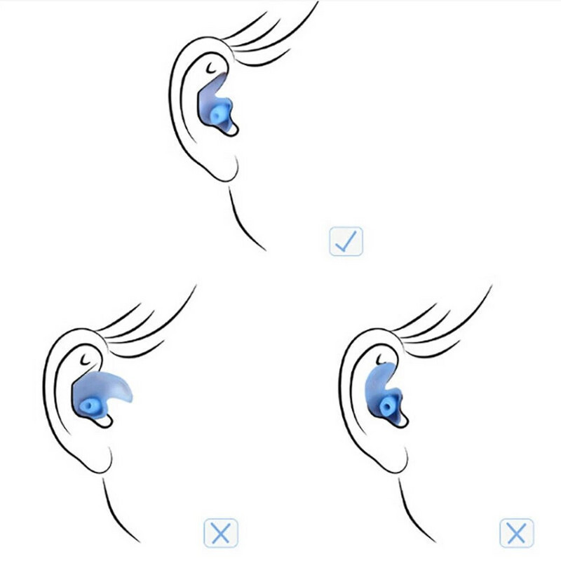 Környezetbarát puha szilikon füldugók fülvédő porálló újrafelhasználható professzionális zenei füldugók zajcsökkentő alváshoz