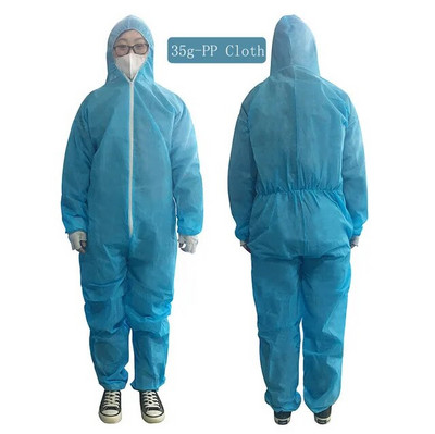 Ühekordselt kasutatav kombinesoon Hazmat Sui õlikindel tööohutusriietus Spary Painting Kata kõik kaitseriided Üldülikond