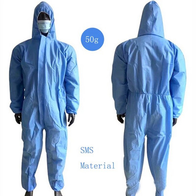 Ühekordselt kasutatav kombinesoon Hazmat Sui õlikindel tööohutusriietus Spary Painting Kata kõik kaitseriided Üldülikond