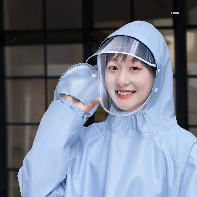 Mood naiste läbipaistev Eva plastikust meeste vihmamantel reisimiseks veekindel vihmariided täiskasvanutele, mahutab seljakotti vihmamantel